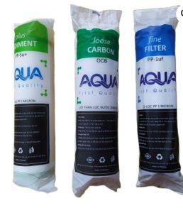 Bộ 3 lõi lọc 123 cao cấp chính hãng cho máy lọc nước Ro/ 3 lõi lọc nước 1 2 3 cao cấp