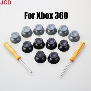 New 7pcs/set Black Gray 3d Analog Stick For Xbox 360 Controller Thumbsticks Caps For Xbox 360 Gamepad Repair Parts With Tool