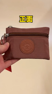 JIYAN2866 Waterproof Money Coin Purse Wear-resistant with Key Ring Wallet Money Bag Portable Canvas Credit Card Holoder Male Female