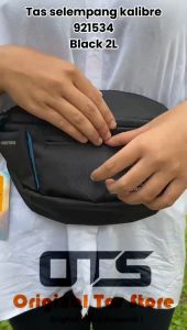 Tas Selempang Kalibre Vestone Waist Bag 921534000 Black tas pinggang tas pria sling bag shoulder bag