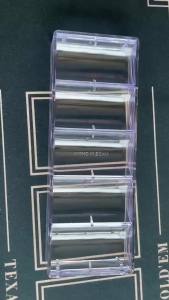 Khay Đựng Chip Acrylic Chuyên Nghiệp - Tủ Trưng Bày Sắp Xếp Cho 100 Chip Poker 5 Ngăn Phụ Kiện Trò Chơi Tiệc Tùng