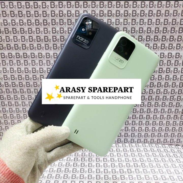 BACKDOOR BACKCOVER TUTUP BELAKANG BACK CASING HOUSING REALME NARZO