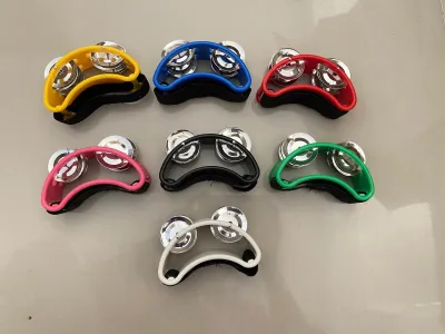แทมโบรีน สำหรับใส่เท้า เคาะจังหวะ สินค้าพร้อมส่ง