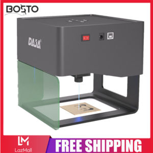 【APP Control】DAJA DJ6 Laser Engraver DIY Marking Portable Engraving Machine for DIY Handcraft Logo Mark Printer 80x80mm Carving Area Support Wireless Mobile Connection Wood Ceramics Kraft Papers Leathers Plastic Bamboos Painted Metal with Gift