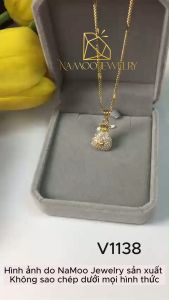 Dây Chuyền Nhỏ Xinh Nữ V1138 Mặt Tài Lộc Tiền Tài