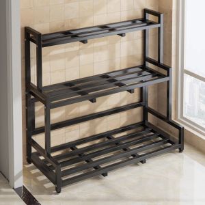 Portable Iron Shelving Unit