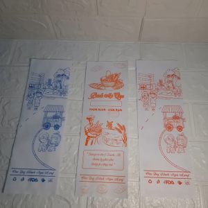 Túi giấy BÁNH MÌ QUE túi giấy đựng bánh mì (banhmique) 100 cái