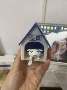 CRAYON SHINCHAN | Anime Crayon Shin-chan Kawaii Keychain Kawaii Dog Key Hanger House Ornament Model Cartoon Movie Pendant Toy Children Gifts