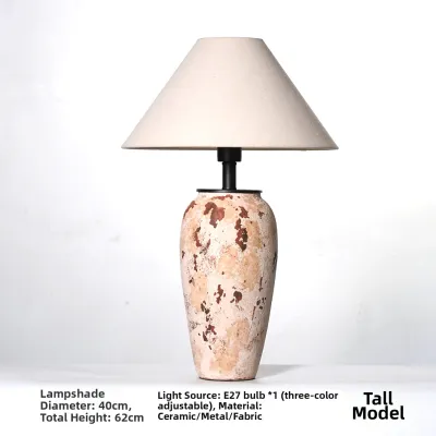 Vintage Zen Ceramic Table Lamp