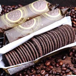 Aibike Little Sweet Gravity Chocolate Caramel Thin Biscuit Crispy Cookie Popular Snacks Net Content 250g Origin Ukraine