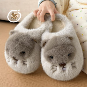 BAIMUQINGCHEN | Warm Winter Indoor Slippers Fuzzy