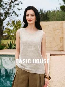 Basic House | Round Neck Strap Linen Sleeveless Summer Top