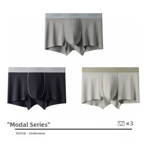 Comfortable Breathable Modal Mens Boxer Briefs