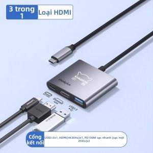 Lenovo | Bộ Chuyển Đổi Type-C sang HDMI và USB