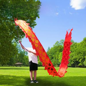 กิจกรรมฟิตเนส สายรุ้งมังกร สายรุ้งมังกรสำหรับเด็ก หัวมังกร อุปกรณ์การแสดง สายรุ้งมังกรสำหรับเยาวชน วัสดุ PVC