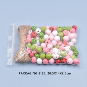 Colorful Green Watermelon Seed Beads DIY Jewelry Accessories for Bracelets And Necklaces Summer Series Handmade Fashion Pearls
