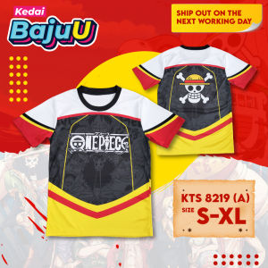 ✅【Kedai BajuU】One piece Sublimation Drifit jersey kain sejuk short sleeve tshirt┃Luffy Chopper Zoro Sanji Nami Pirate