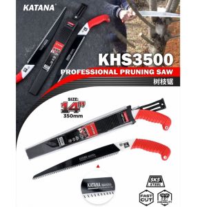 (1Pc) Katana Japan Extra Sharp 14" H/D Professional Pruning Saw