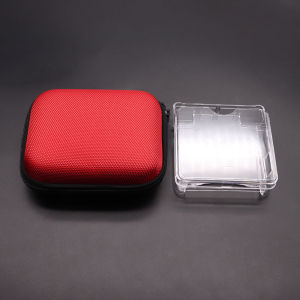 For GBA SP Hard Airform Airfoam Protective Game Pouch Bag Box Case For Game Boy Advance SP Transparent crystal box