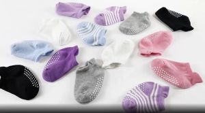 Childrens Non-Slip Socks | 6 Pairs in One Pack Socks | Cotton Ankle Grips Baby Toddler Kids Boys Girls breathable Comfortable Sport