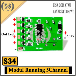Kit Modul Running 5Channel / Modul Strobo Running 5Channel