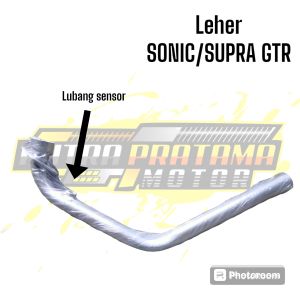 Leher knalpot Sonic 150 Supra Gtr tebal buat pengganti leher yang keropos