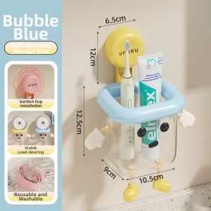 WUBUWEI | Face Towel Organizer Box Wall-Mounted No-Drilling Required