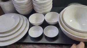 BỘ TÔ CHÉN DĨA GỐM SỨ LA HÁN (GỒM 3 TÔ BẦU 4 DĨA CẠN 10 CHÉN CƠM 2 CHÉN MẮM 2 DĨA TƯƠNG)
