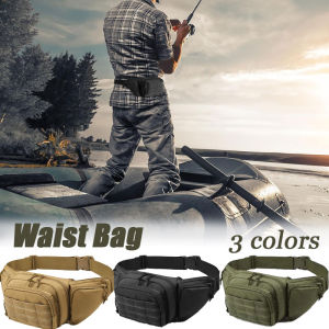 Tactical Sling Bag Waist Pack Chest Bag Outdoor Hiking Fishing Utility Backpack Adjustable Strap