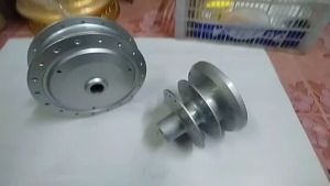 ชุดดุม Aerox155 ดุมดิสหน้า+ดุมดั้มหลัง สีบรอนซ์ พร้อมลูกปืนในดุม