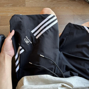 Quần Short Thể Thao Mùa Hè Cho Nam Quần Dài Năm Điểm Dệt Chéo Quần Dài Vừa Vặn Thường Ngày Quần Dài Năm Điểm