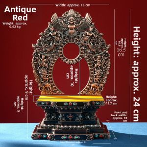 OSITE | Raised Altar Lotus Base Colorful Beads Embedded