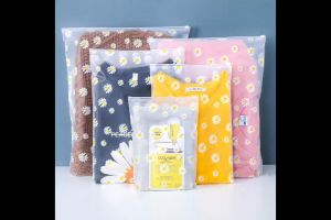 MT - TAS ZIPLOCK DAISY ANTI AIR / ZIPPER BAG TRAVELING / TAS ORGANIZER SERBAGUNA