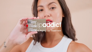 Lipaddict Lip Plumper Gloss|Hydrating Volumizing Lip Enhancer|Anti-Aging Hyaluronic Acid Fuller Lips #201 Sweet Nothings