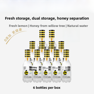 Lemon Honey Water Separation Style Fruit Flavored Beverage 0 Fat Healthy Drink Water 360ml*6 Bottles/Box Pack Honey Relief