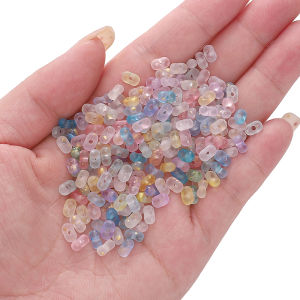 10g Acrylic Peanut Beads Multicolor Mixed Packag Loose Spacer Beads For Handmade Bracelet Necklace Earring Keychain DIY Craft Jewelry Making Accessories