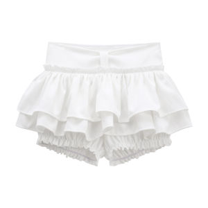 White High Waist A-Line Mini Skirt Slimming Womens Summer Princess Style Flared Half-length Ballet Cake Skirt