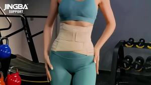 JINGBA SUPPORT Men Women Waist Trainer Body Shaper Abdominale Sport Lumbar Joint Protector Sports Fitness Sweat Belt Faja Hombre