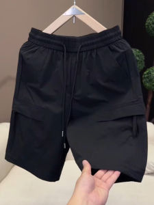 กางเกงขาสั้นชายทรงหลวมสบายๆ สำหรับฤดูร้อน กางเกงขาสั้นชายผ้าฝ้ายแบบลำลอง ทรงหลวม สไตล์ใหม่ กางเกงขายาวชาย