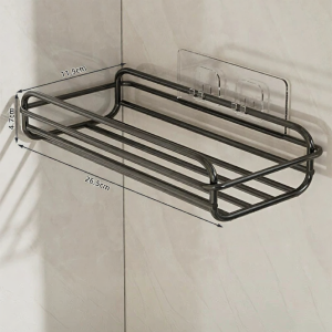 Wall-mounted No-Drill Bathroom Shelf