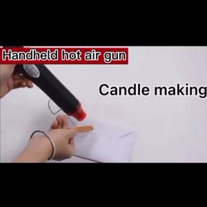 Express Heat Gun Elektrik Hot Air Vinyl 220V 300W Alat Pemanas Multifungsi