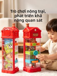 Montessori Early Education Intelligence Toy Farm Adventure Fine Motor Skills Focus Training Board