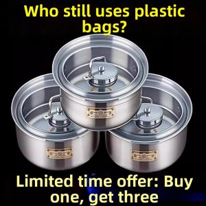 Refrigerator Stainless Steel Food Storage Box