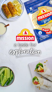 ~NEW~ 360G MISSION WRAPS ORIGINAL / 6 GRAINS / GARLIC / ONION & CHIVES / POTATO / WHOLEGRAIN / CHIA / WHOLEGRAIN HEALTHY TORTILLA WRAP HALAL
