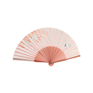 Shaanxi History Museum Creative Cultural Fan Graduation Gift Portable Female Style Retro Hanfu Souvenir Fan Art Craft Fan