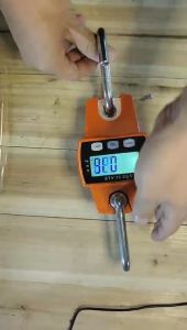 New Upgrade Portable Hanging Scale Aluminium alloy Mini Crane Scale LCD Digital Hanging Hook Heavy Duty luggage Scale Weighing Scales