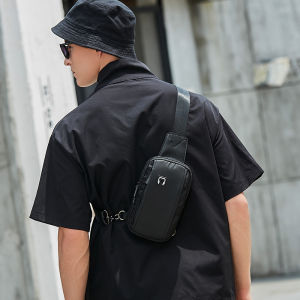 Túi Đeo Vai Mini Cho Nam Mùa Hè Túi Đeo Chéo Phong Cách Đường Phố Túi Đeo Vai Đơn Túi Đựng Đồ Dùng Cá Nhân Bằng Nhựa