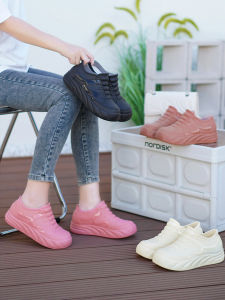 Student Rain Boots Womens Adult Fashion Waterproof Shoes Kitchen Car Wash Work Shoes Fleece-lined Low Tube Non Slip Youth Rubber Shoe Cover