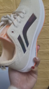 Giày Thể Thao Nữ Sneaker Đi Tập Gym Chạy Bộ Đế Bằng Cao 3p Chất Liệu Lưới Dệt Kim Mềm Mại Đi Nhẹ Êm Chân