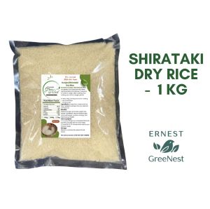 1 KG KONJAC / SHIRATAKI DRY RICE - 0 Fat 0 Sugar 0 Sodium Gluten-free Low Carb Keto 1kg/2kg/3kg/5kg